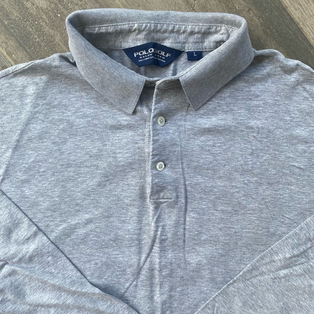 Men’s Polo Golf long sleeve pull over (L)